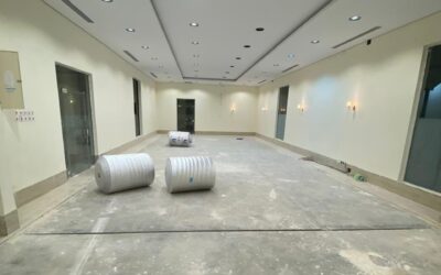 تنفيذ اعمال تجديد الفرش في عدة مساجد